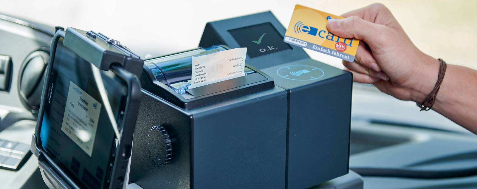Fahrschein - Papierticket / E-Ticket und QR Leser | TicketMATRIK