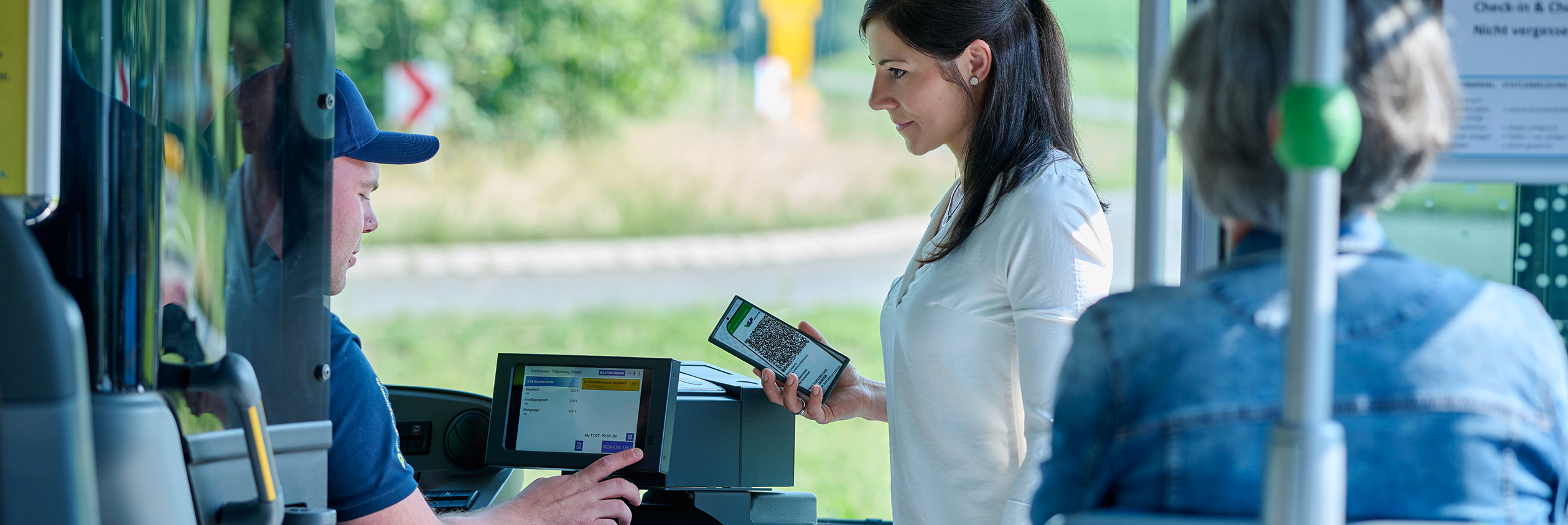 E Ticketing mit RFID und QR Prüfung nach gängigen Standards