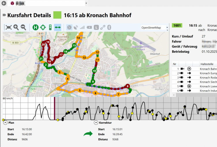 Die Anmeldungen der Bedarfsfahren in der Plattform sind sofort für den Disponenten sichtbar.