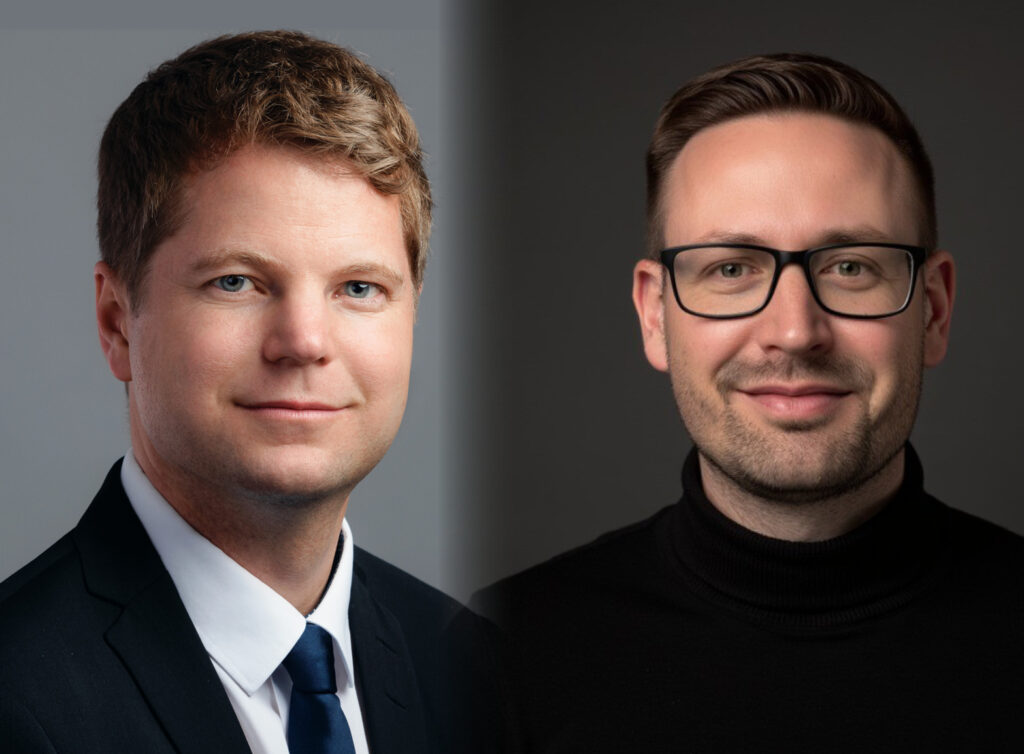 Jan Lobmeyer, links Klaus Krizancic , rechts